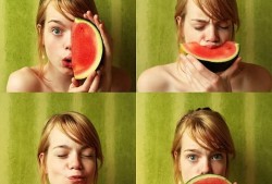 夏日吃瓜情侣头像,情侣头像定格浪漫时光